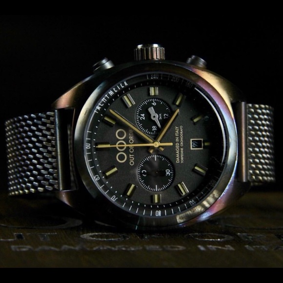 OOO Out Of Order Other - OOO Out Of Order Torpedine Chrono Bronzo Giallo Watch - New with Box